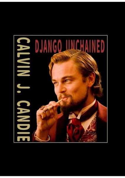 Lionardo De Caprio, Django Filmi Tablo Ahşap Poster Dekoratif