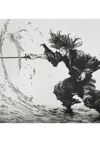 Vgabaond Miyamoto Musashi Tablo Ahşap Poster Dekoratif
