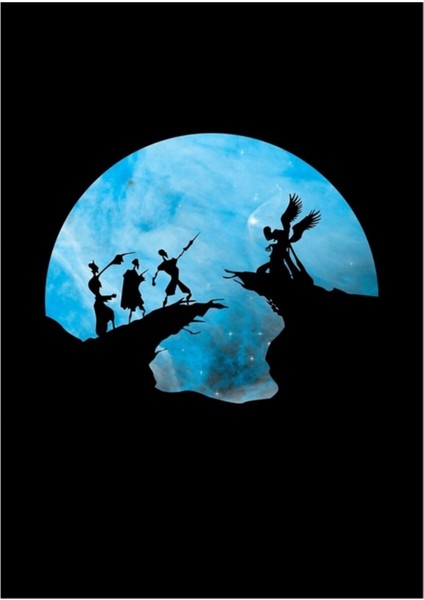 Ölümcül Tablo Ahşap Poster Dekoratif