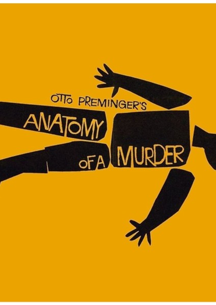 Bir Cinayetin Anatomisi Tablo Ahşap Poster Dekoratif