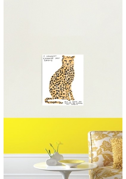 Leopard Davids Noktaları Yapamam Tablo Ahşap Poster Dekoratif fiyatları