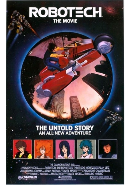 Robotech: Film Tablo Ahşap Poster Dekoratif
