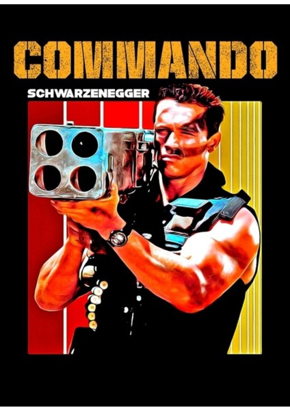 Komando Roketatar Tablo Ahşap Poster Dekoratif
