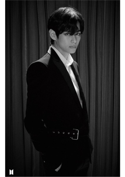 Bts V Map Of The Soul: 7 Yolculuk Tablo Ahşap Poster Dekoratif KOD795