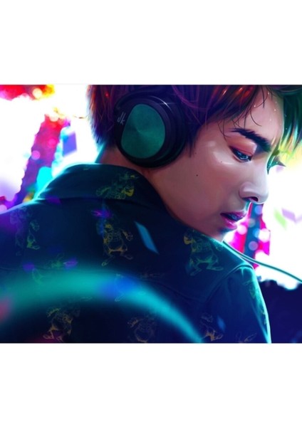 Dj, Yerine Koy!! Tablo Ahşap Poster Dekoratif KOD3314