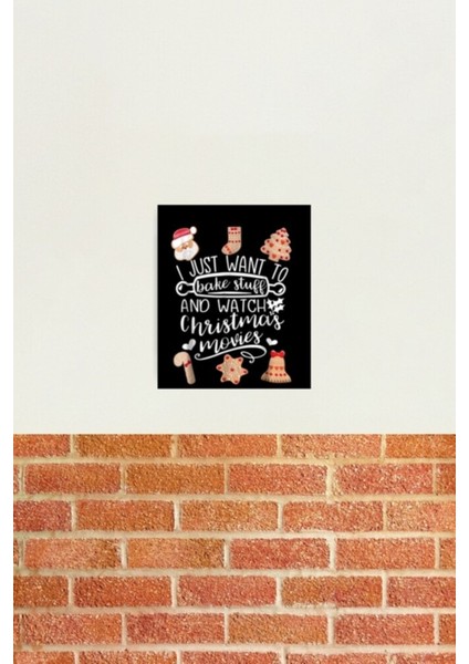 Ben-Sadece-Pişirmek-Istiyorum-Ve-Izle-Noel-Filmleri-Tees-3 Tablo Ahşap Poster Dekoratif fiyatları