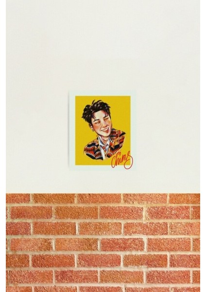 Bts Jımın Tablo Ahşap Poster Dekoratif KOD4973
