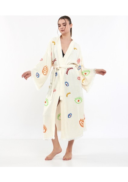 Colorful Little Eyes Kimono