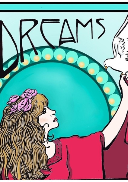 Stevie Art Nouveau Tablo Ahşap Poster Dekoratif