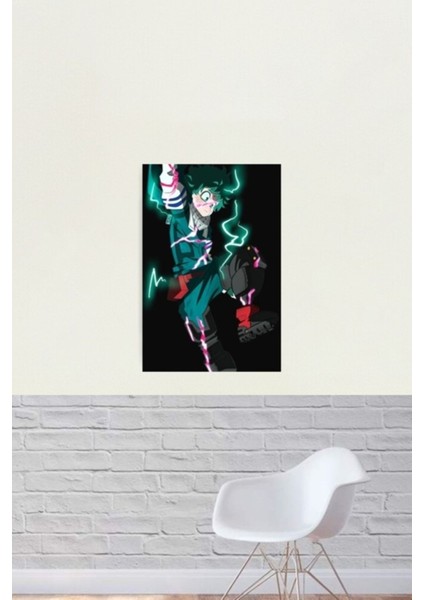 Izuku Midoriya Yükselen Zıplayan Kahramanlar (My Hero Academia) Tablo Ahşap Poster Dekoratif fiyatları