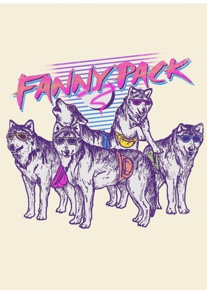 Fanny Paketi Tablo Ahşap Poster Dekoratif