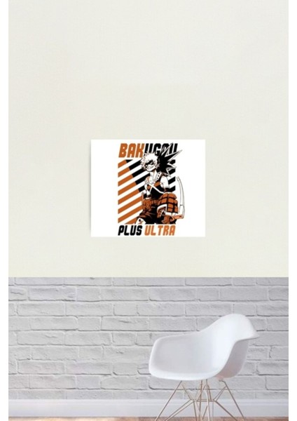 Katsuki Bakugou V2 Tablo Ahşap Poster Dekoratif