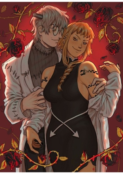 Soul Eater: Kanlı Güller Tablo Ahşap Poster Dekoratif