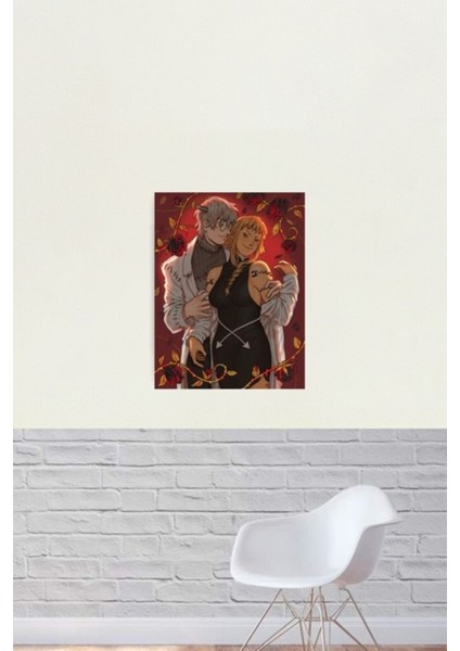 Soul Eater: Kanlı Güller Tablo Ahşap Poster Dekoratif