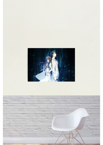 Steins Gate - Kurisu Okabe Tablo Ahşap Poster Dekoratif