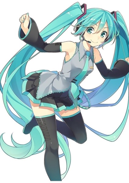 Miku Fiesta Tablo Ahşap Poster Dekoratif
