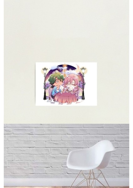 Matchablossom Paris'te Tablo Ahşap Poster Dekoratif