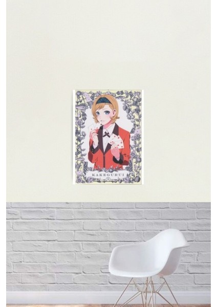 Sumeragi Itsuki - Renkli Kakegurui Tablo Ahşap Poster Dekoratif