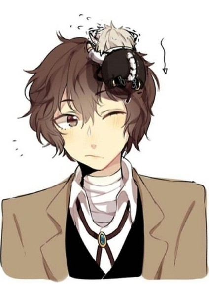 Dazai-Kun Bungou Sokak Köpekleri Tablo Ahşap Poster Dekoratif