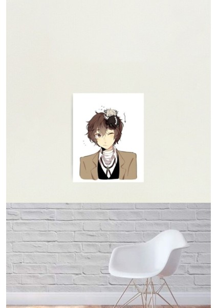 Dazai-Kun Bungou Sokak Köpekleri Tablo Ahşap Poster Dekoratif fiyatları