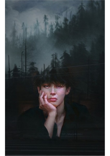 Yansıtıcı Jimin (Ver 2) Tablo Ahşap Poster Dekoratif KOD1936