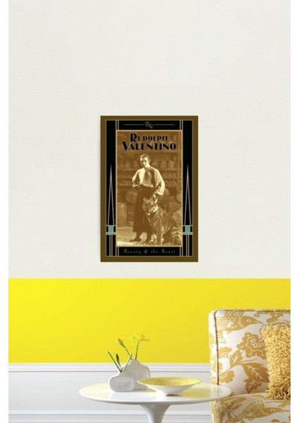 Rudolph Valentino Film Posteri Tablo Ahşap Poster Dekoratif fiyatları