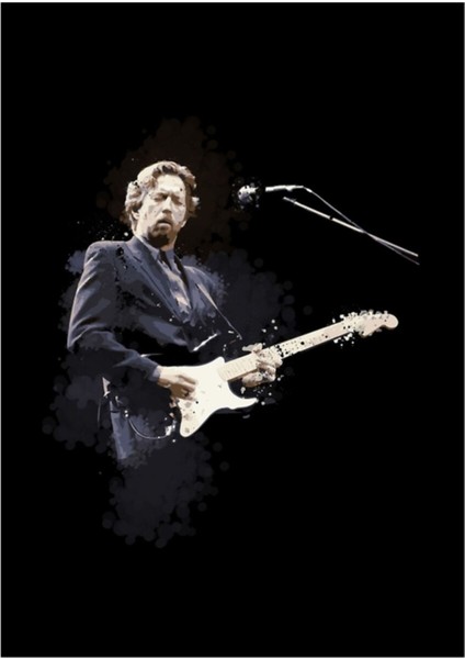 Efsane Eric Clapton'ın Dijital Tablosu Tablo Ahşap Poster Dekoratif