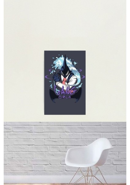 Kugo Sakamata Tehditkar Kahraman Tablo Ahşap Poster Dekoratif