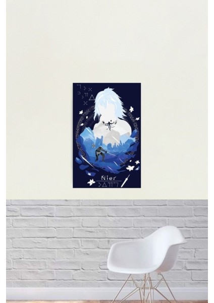 Brother Nier Negatif Uzay Tablo Ahşap Poster Dekoratif fiyatları