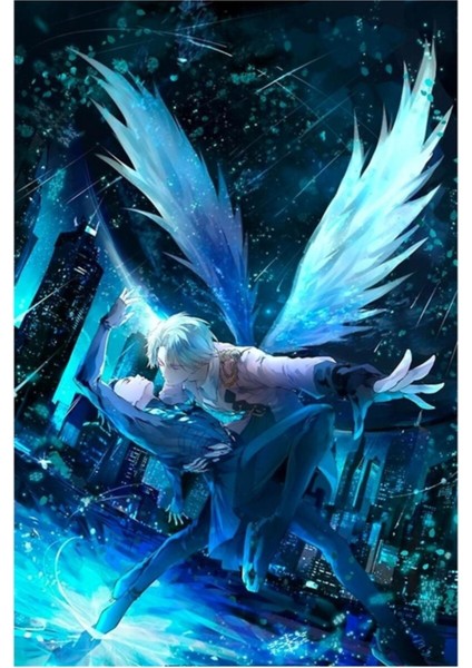 Yuri ve Victor, Anime Yuri Buz Üzerinde Tablo Ahşap Poster Dekoratif