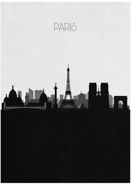Seyahat Posterleri Hedef: Paris Tablo Ahşap Poster Dekoratif