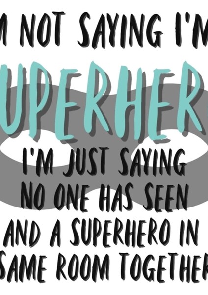 Süper Kahraman Maskeli Ahşap Poster Dekoratif