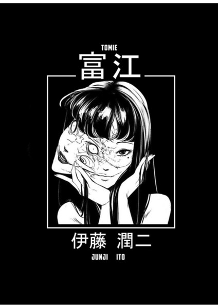 Junji Ito (Tomie) Tablo Ahşap Poster Dekoratif