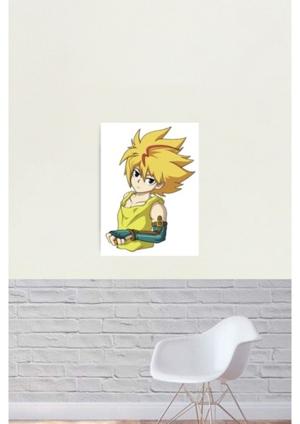 Beyblade Burst'ten Ücretsiz De La Hoya Tablo Ahşap Poster Dekoratif