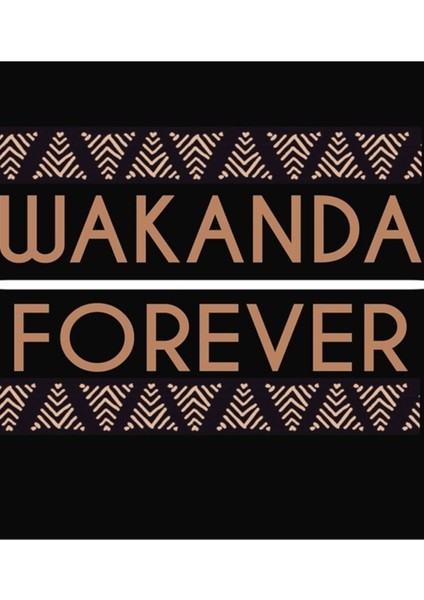 Wakanda Forever Ahşap Poster Dekoratif