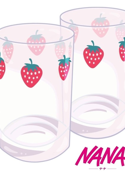 Nana - Çilek Bardakları Tablo Ahşap Poster Dekoratif
