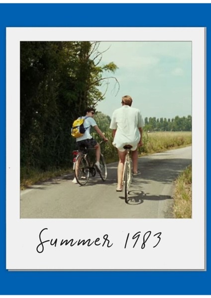 Yaz 1983 Poloroid- Beni Adınla Ara Tablo Ahşap Poster Dekoratif