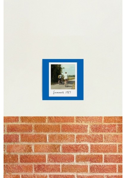 Yaz 1983 Poloroid- Beni Adınla Ara Tablo Ahşap Poster Dekoratif