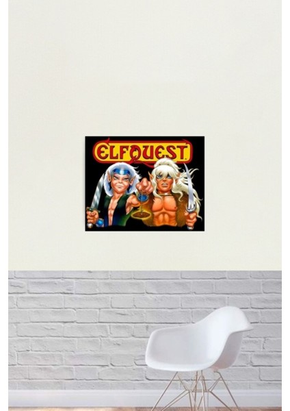 Elfquest: Lodestone Tablo Ahşap Poster Dekoratif