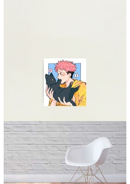 Itadori Yuuji Tablo Ahşap Poster Dekoratif