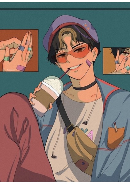 Nishinoya Yuu Retro Tarzı Tablo Ahşap Poster Dekoratif