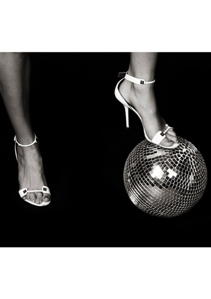 Disko Yalan Tablo Ahşap Poster Dekoratif