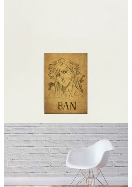 Nanatsu No Taizai Yasağı Tablo Ahşap Poster Dekoratif