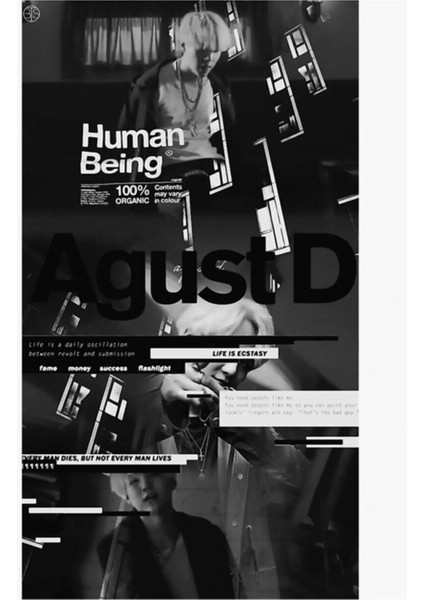 Ağustos D Siyah Tablo Ahşap Poster Dekoratif KOD3531