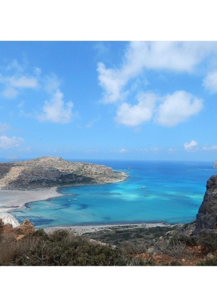 Balos Plajı, Girit, Yunanistan Tablo Ahşap Poster Dekoratif