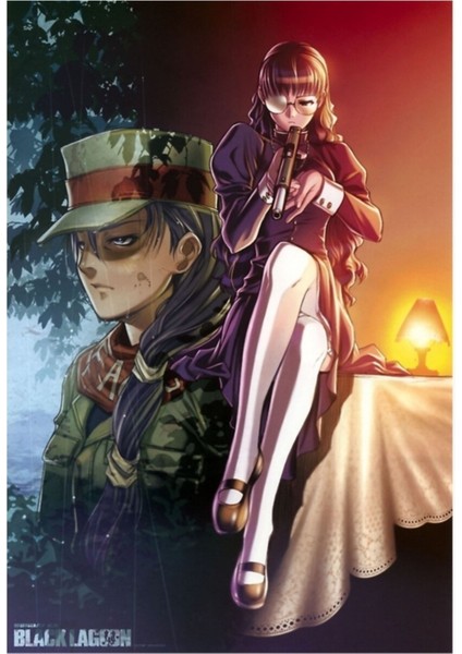 Roberta Black Lagoon Tablo Ahşap Poster Dekoratif