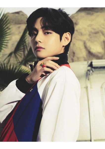 V (Bts En Iyi) Tablo Ahşap Poster Dekoratif KOD3974