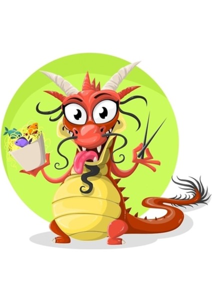 Çin Yemek Kutuları Konteyner Dragon Menü Tasarımı Tablo Ahşap Poster Dekoratif