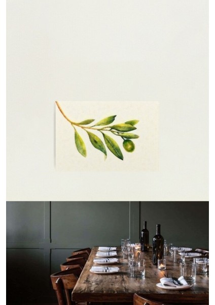 Zeytin Dalı Tablo Ahşap Poster Dekoratif fiyatları