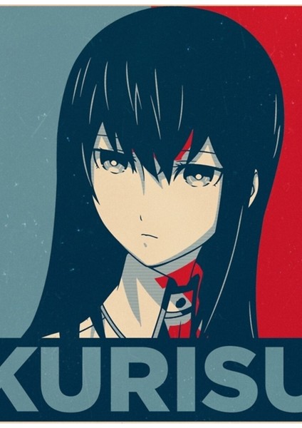 Kurisu Makise Umut Tablo Ahşap Poster Dekoratif